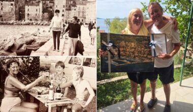 The couple in love with Orebić since 1969 who have returned every summer