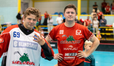 Latvijas Florbola savienība » LV » 2025/2026 » Jaunumi » Polim "pokers", "Lielvārde/Unihoc" svin pirmo uzvaru