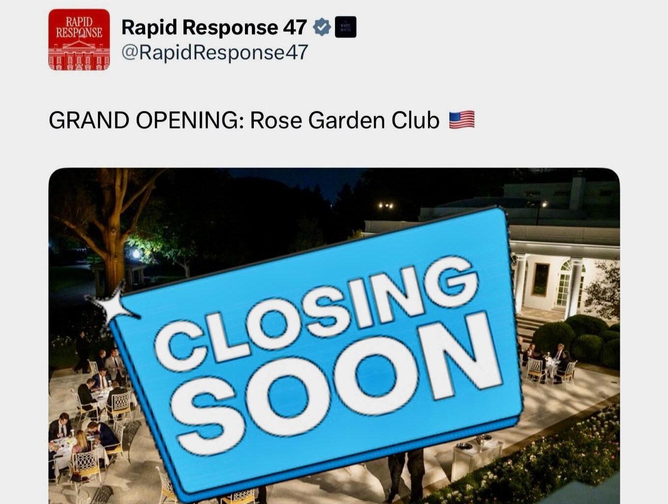GRAND OPENING. GRAND CLOSING!