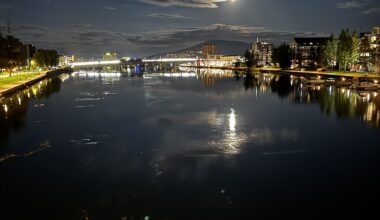 Drammen kveld fra ypsilon