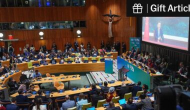 U.N. General Assembly Updates: China, for First Time, Vows to Reduce Greenhouse Gas Emissions | President Xi Jinping told a U.N. climate conference that his country would seek to reduce emissions by at least 7 to 10 percent by 2035.