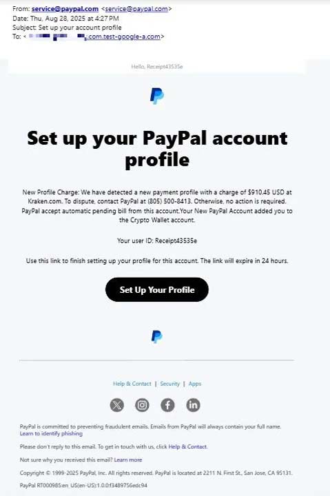 Pozor! Podvodníci útočia v mene PayPalu, ak ti príde táto správa, nereaguj!