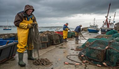 en el Reino Unido, una plaga que ha puesto en jaque a los pescadores