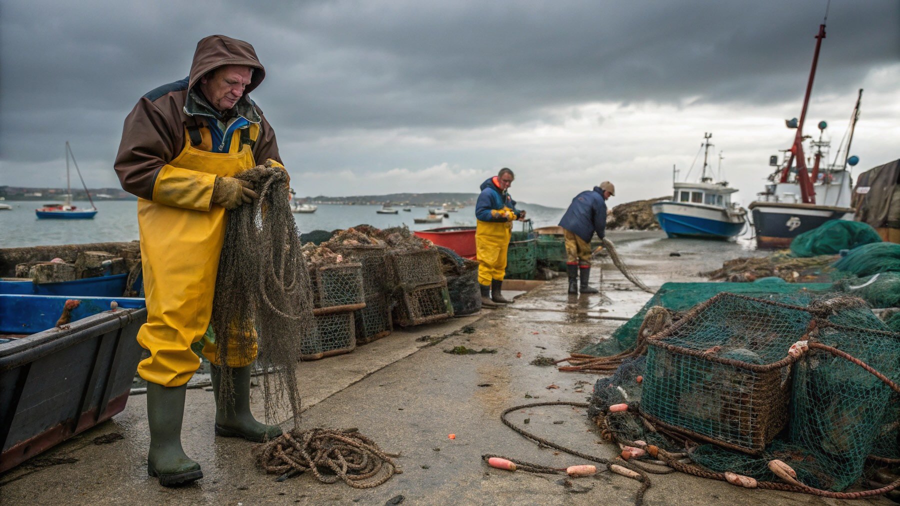 en el Reino Unido, una plaga que ha puesto en jaque a los pescadores