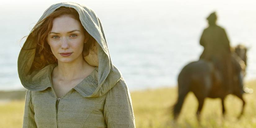 A close-up of Eleanor Tomlinson as Demelza in Poldark