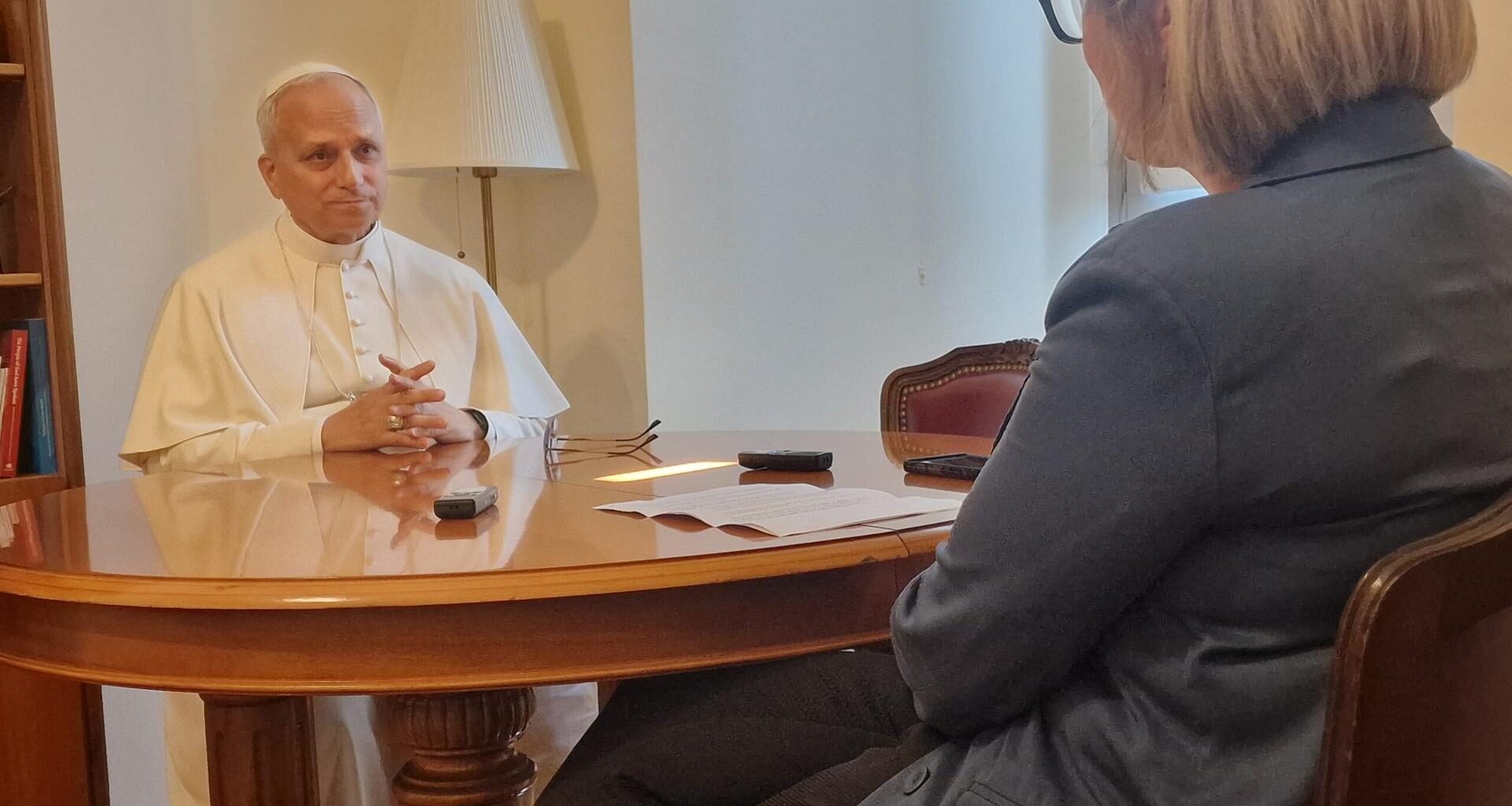 The pope speaks: An American journalist interviews Leo XIV