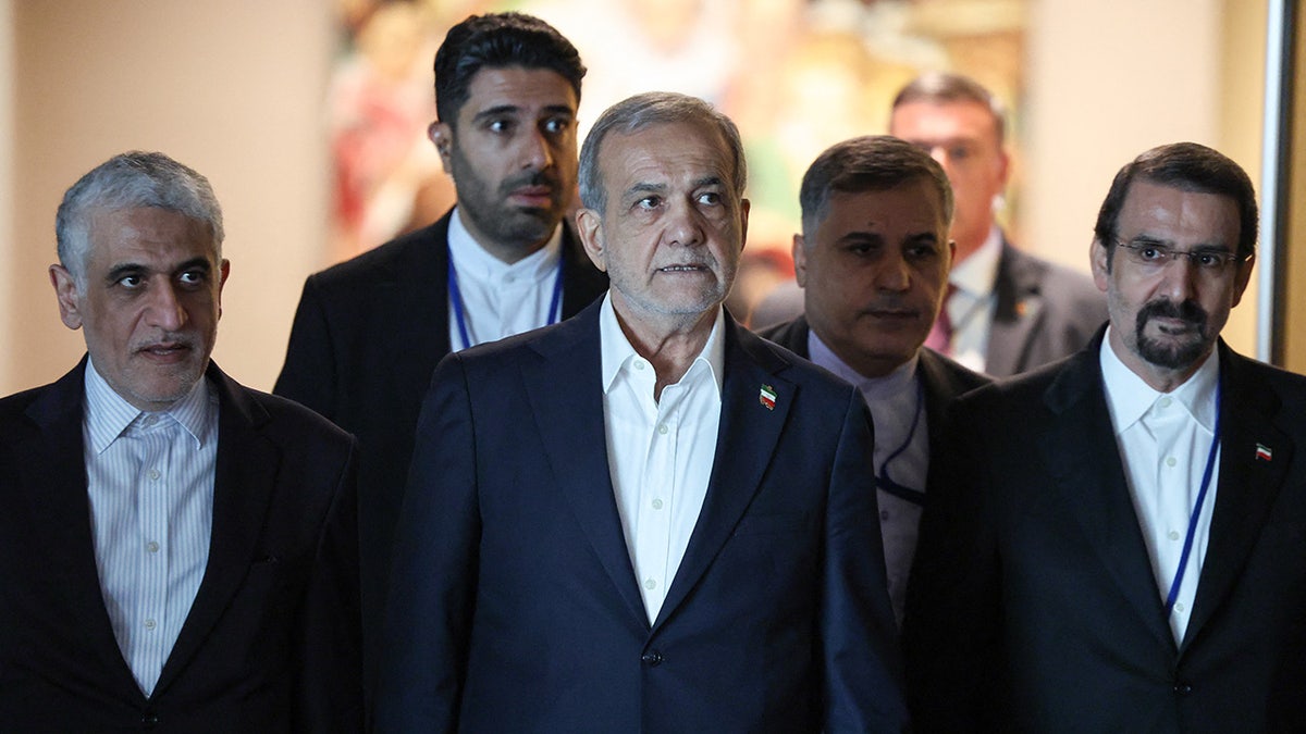 President of Iran walking