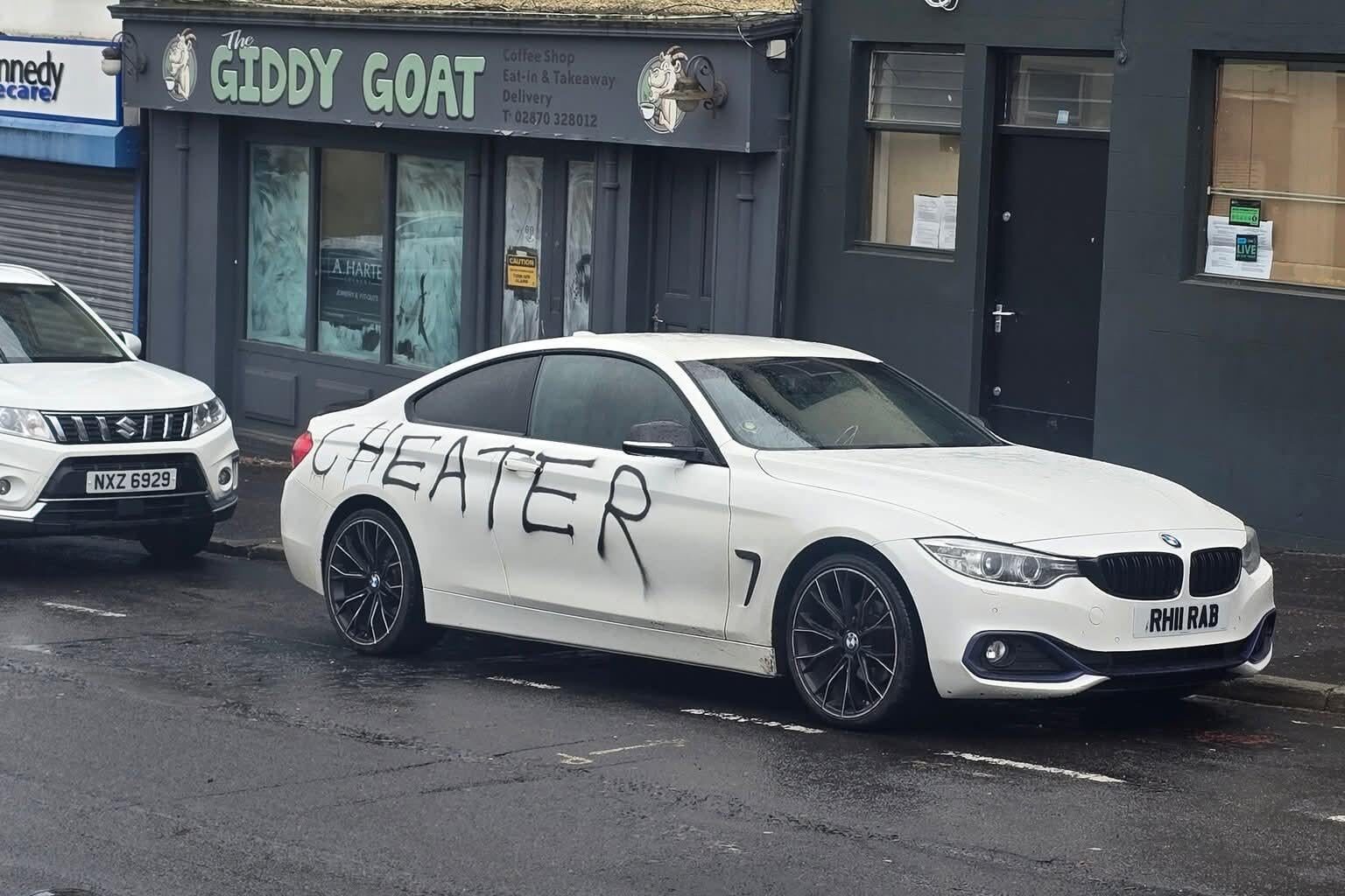 Someone's in the doghouse....