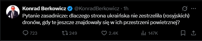 Konfederacja już wybrała stronę w tym konflikcie