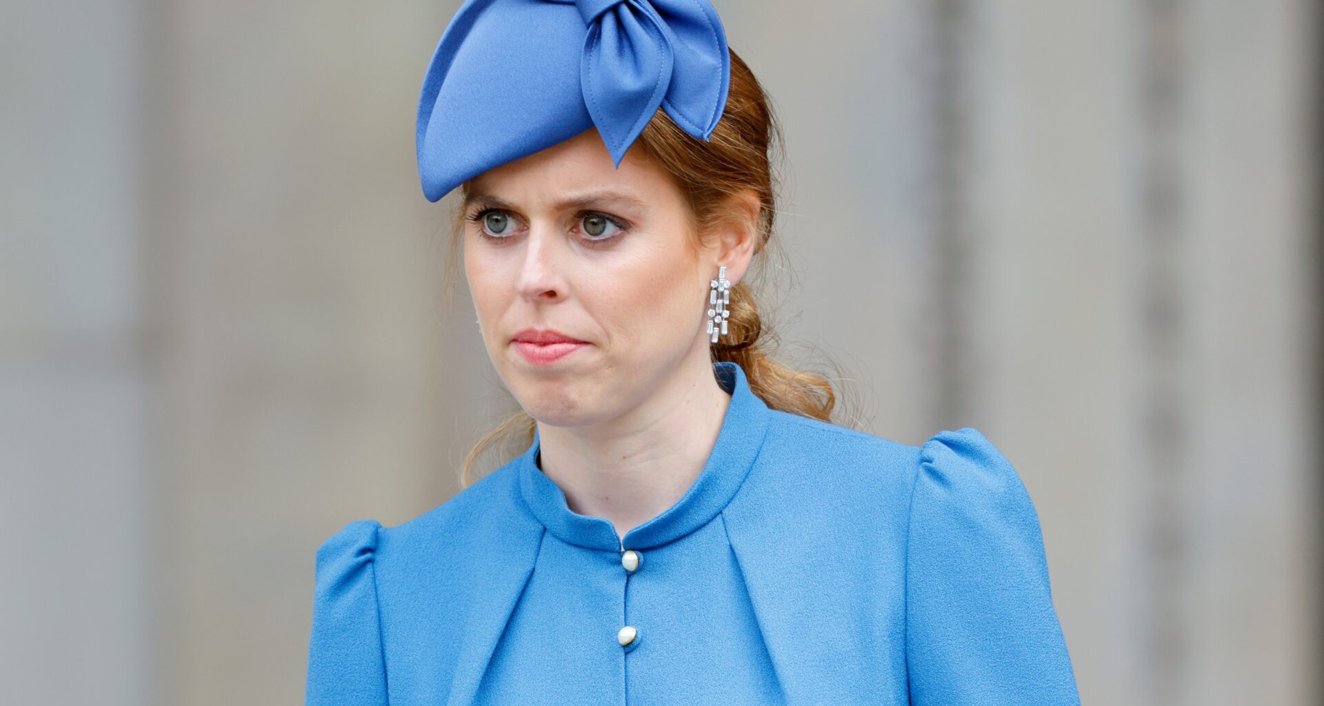 Princess Beatrice attends a National Service of Thanksgiving to celebrate the Platinum Jubilee of Queen Elizabeth II at St Paul's Cathedral on June 3, 2022