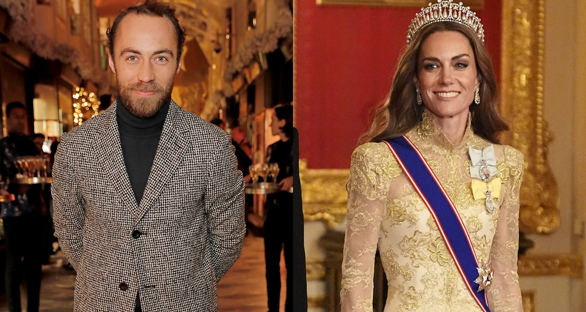 James Middleton and Kate Middleton