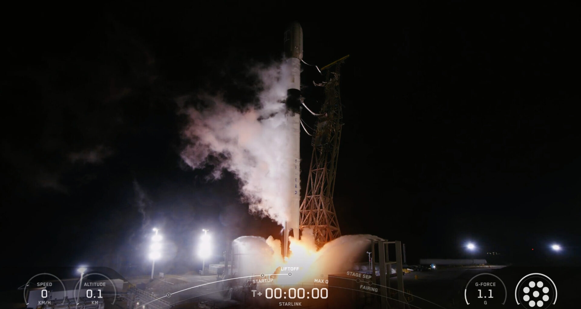 A brand-new SpaceX Falcon 9 rocket launches 24 Starlink satellites to orbit from California's Vandenberg Space Force Base on Sept. 2, 2025.