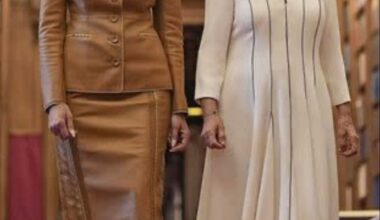 Melania Trump seems to be enjoying hanging out with Camilla & Kate.