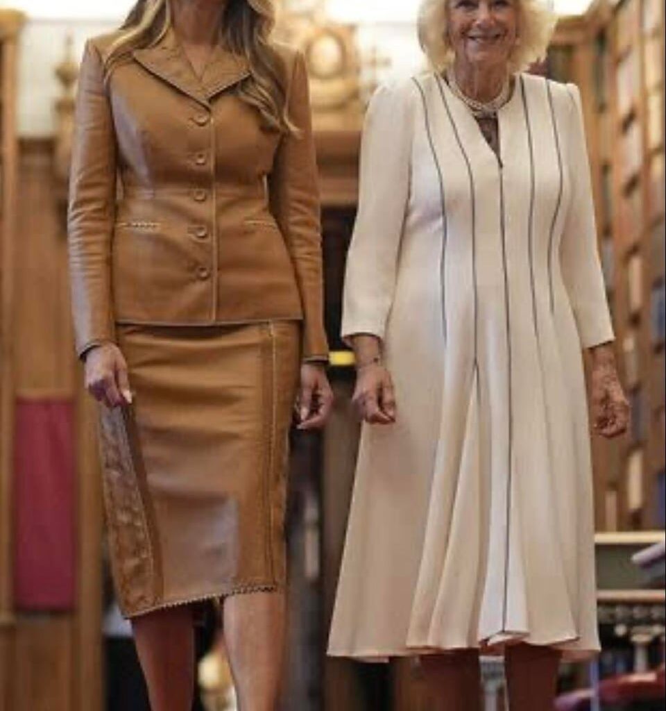 Melania Trump seems to be enjoying hanging out with Camilla & Kate.