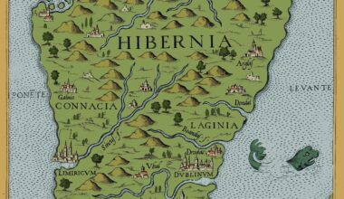 An Italian map of Ireland from c. 1560 (now with color)