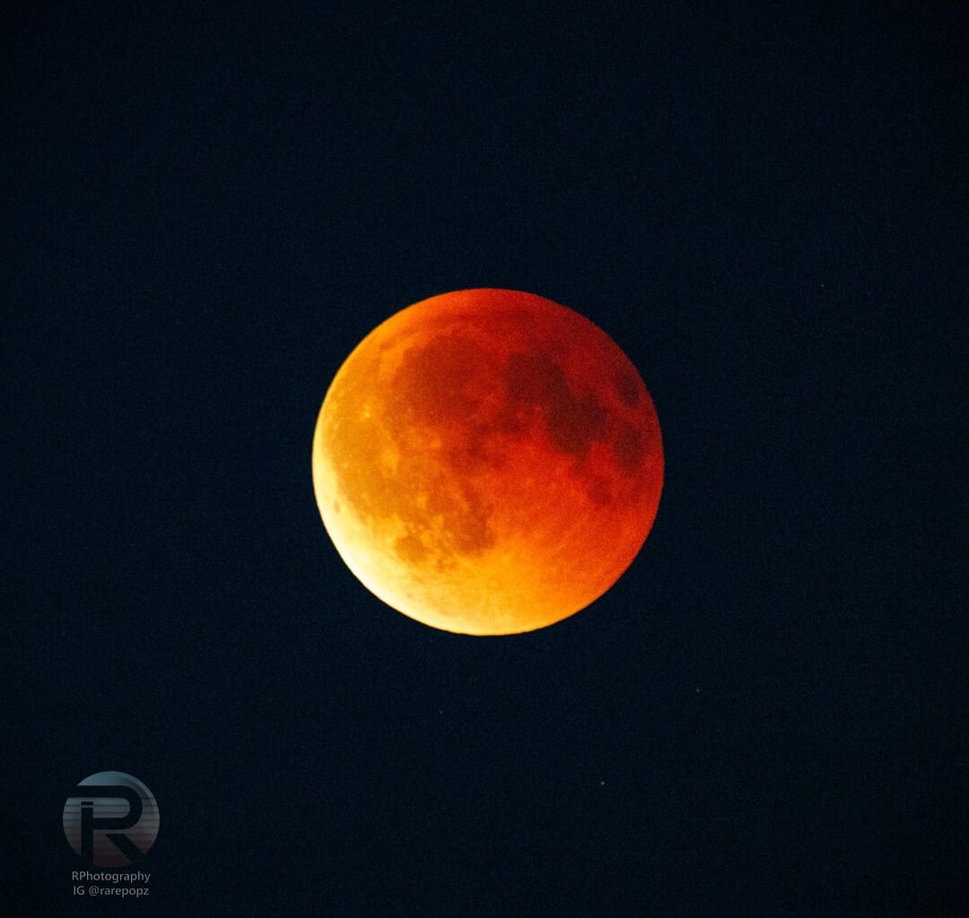 Lunar Eclipse, today, Copenhagen