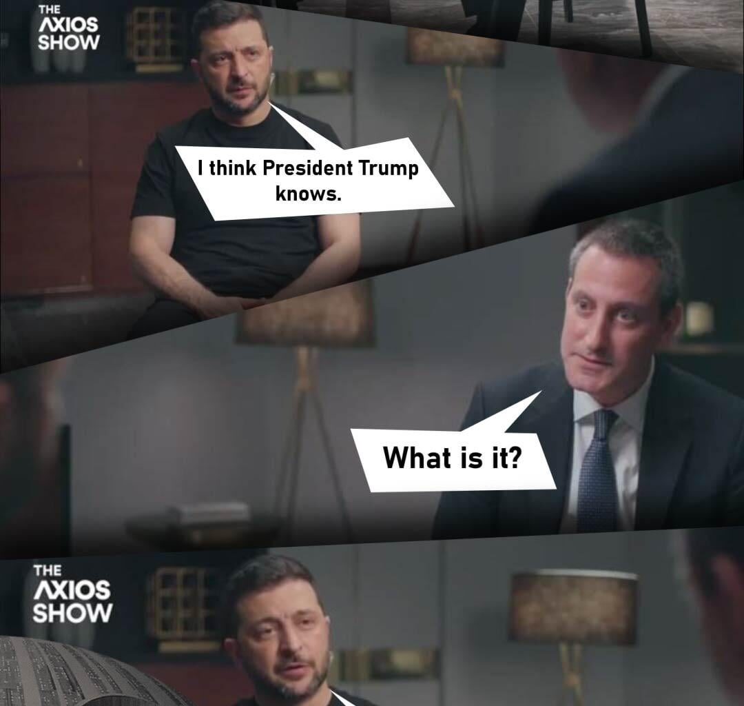 Trump previously said about Zelensky: “I’ll tell you, Zelensky is one of the greatest salesmen in history…” The real question now: will Ukraine receive what truly enables victory this time? Air defense, long‑range strike, ammunition, aircraft, and sustained support—capabilities, not headlines