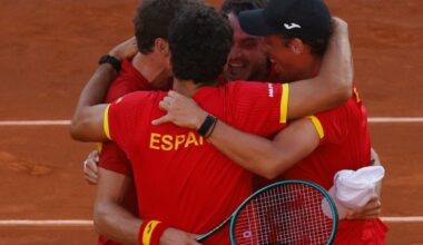 Spain pull off improbable Davis Cup comeback against Denmark to reach Final 8