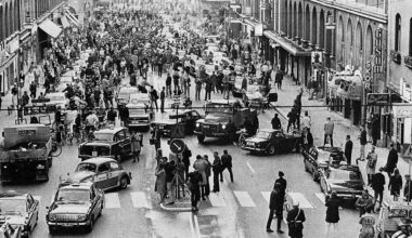 September 3, 1967: Sweden switched from left-hand traffic to right-hand traffic