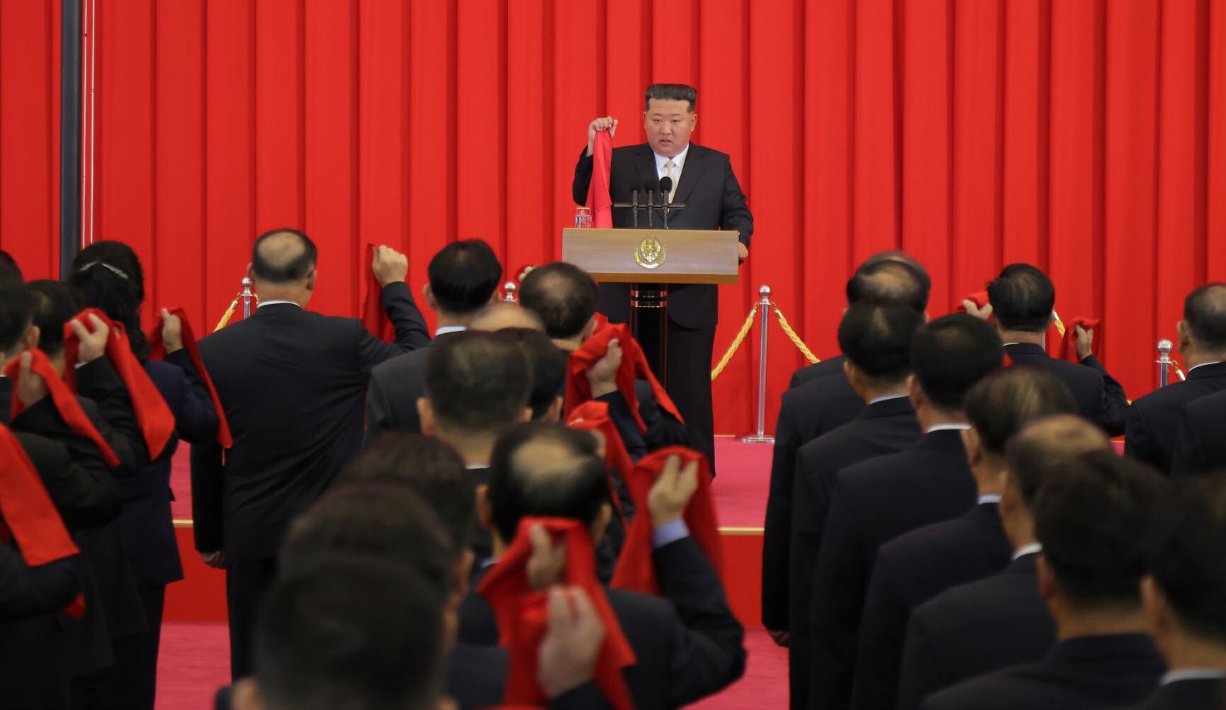 Kim Jong Un lauds troops at war in ‘far-away alien land’ in national day speech