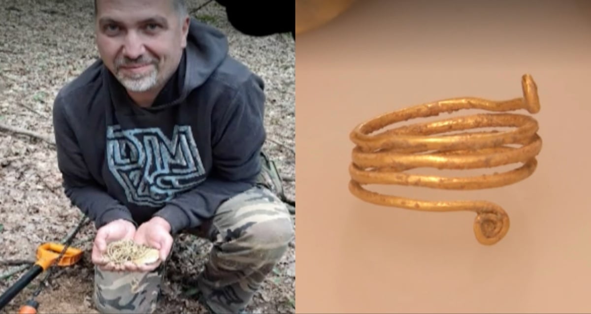 Bronze Age Gold Hoard Found By Metal Detectorist In Romania