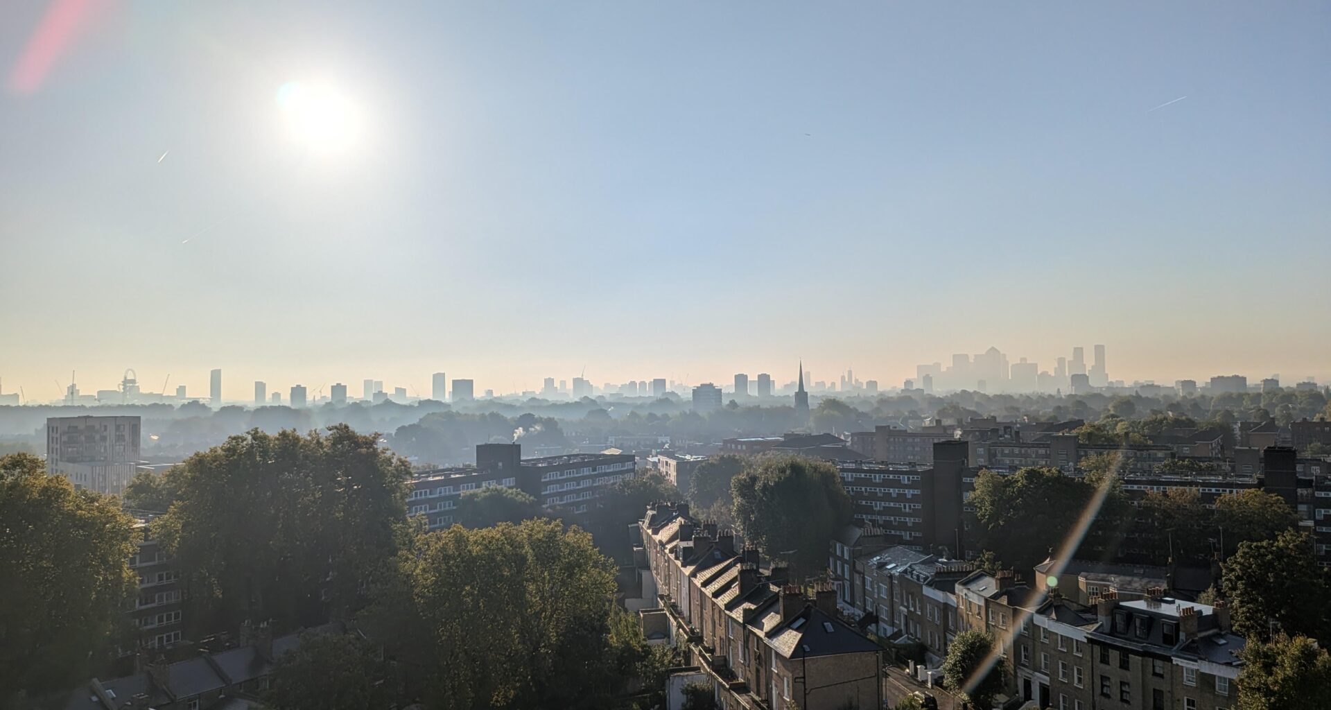 London looking like it's still rendering in this morning