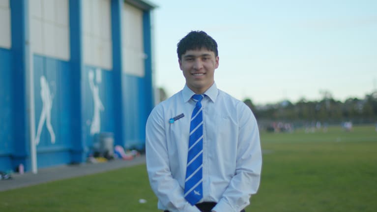Rutherford College deputy head boy Isaac Lee.