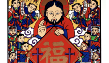 Catholic artist’s Chinese-inspired Christian art on display near the Vatican