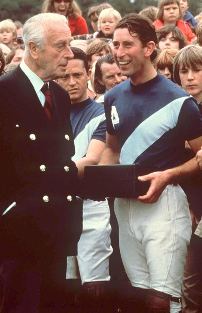 Lord Mountbatten and Prince Charles 