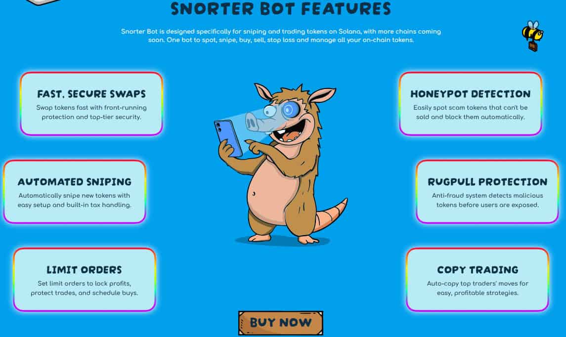 Snorter Bot features.