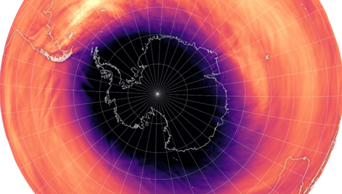 The Southern Polar Vortex Over Antarctica May Be On Verge Of A Stratospheric Warming Event