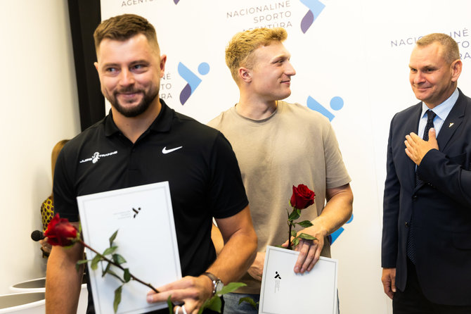 Gretos Skaraitienės / BNS nuotr./Mantas Jusis, Mykolas Alekna