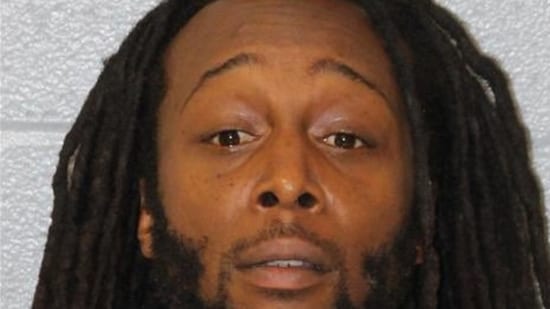 Cops arrested Decarlos Brown Jr., who has a prior record. (X/@realMaalouf)