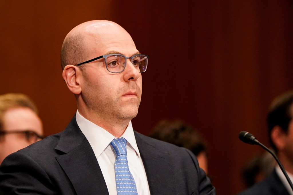 Stephen Miran, nominee to the Federal Reserve Board, at a Senate Banking, Housing and Urban Affairs Committee nomination hearing.