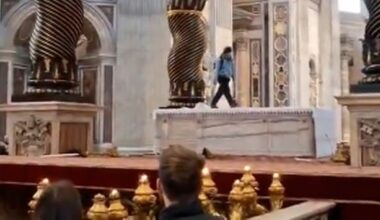 The Vatican: Man ransacks altar at St. Peter’s Basilica, knocking over candelabra worth thousands of dollars