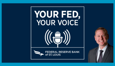 Your Fed, Your Voice logo with a man smiling in the corner, surrounded by a blue border
