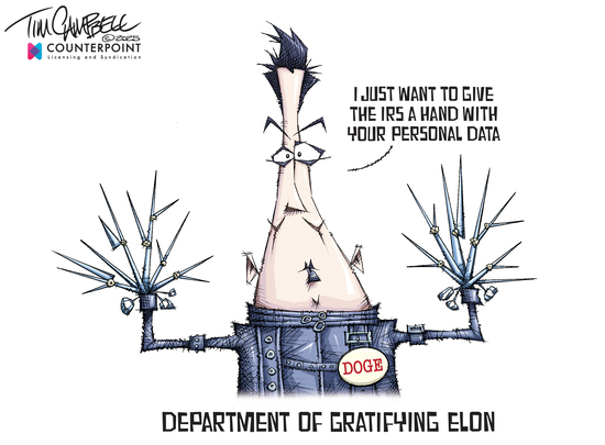 Cartoon by Tim Campbell