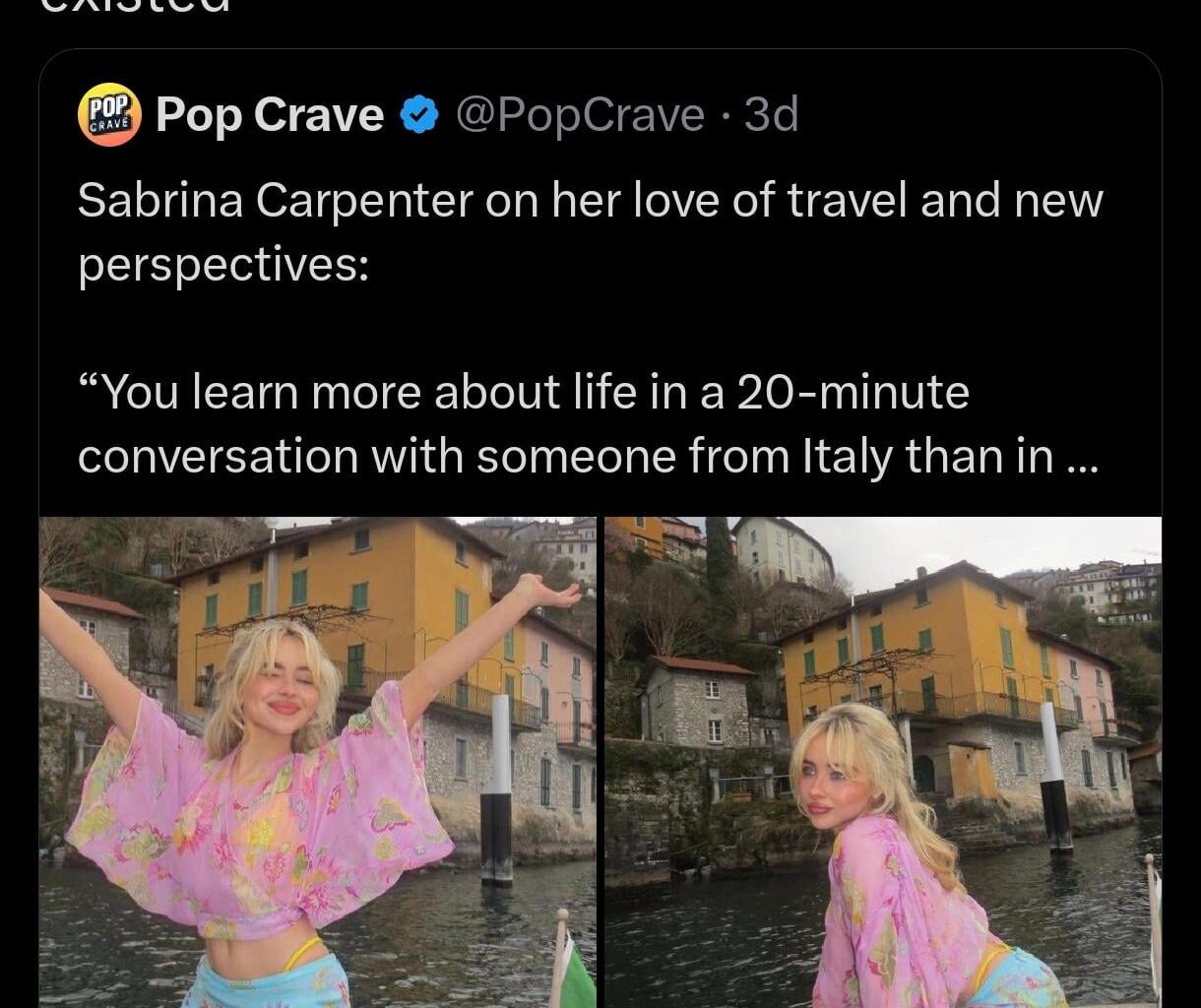 He is not wrong.