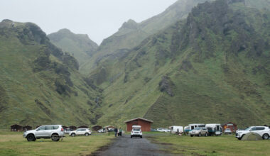 Camping And Hiking In Þakgil