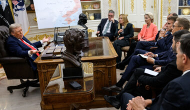 trump european eu leaders white house august 2025 Ukraine
