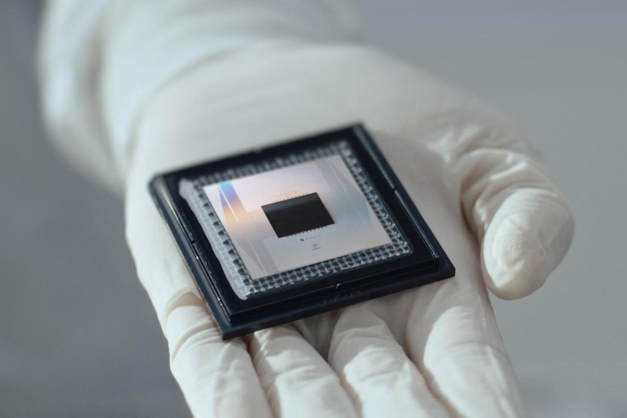 Googles new quantum computing chip  Willow.  (AFP Photo)