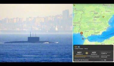 Russian Submarine Novorossiysk Leaking Fuel in the Med! Forced to Surface in Strait of Gibraltar