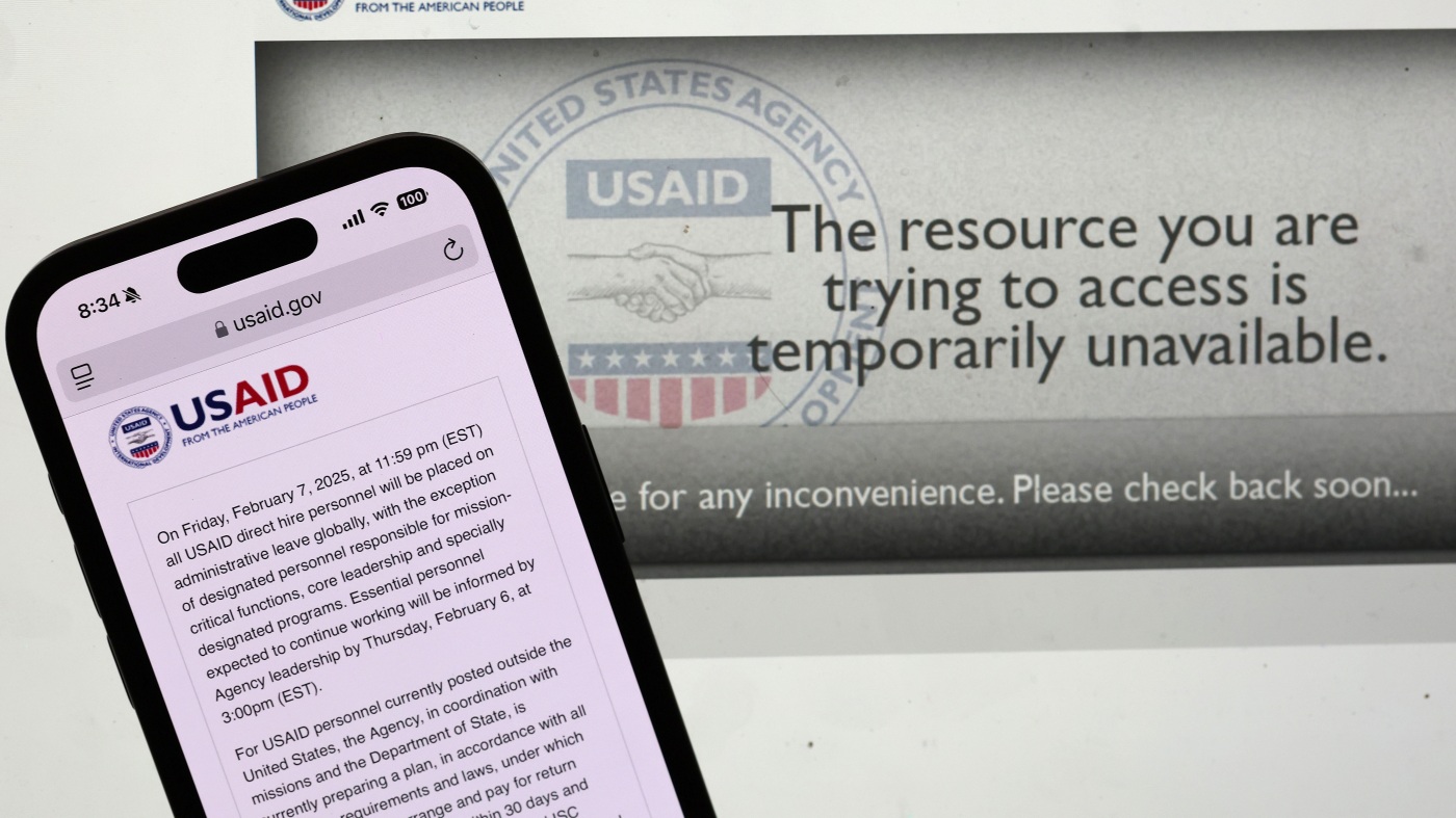 USAID workers uncertain as lawsuit hits Trump administration over cuts : NPR