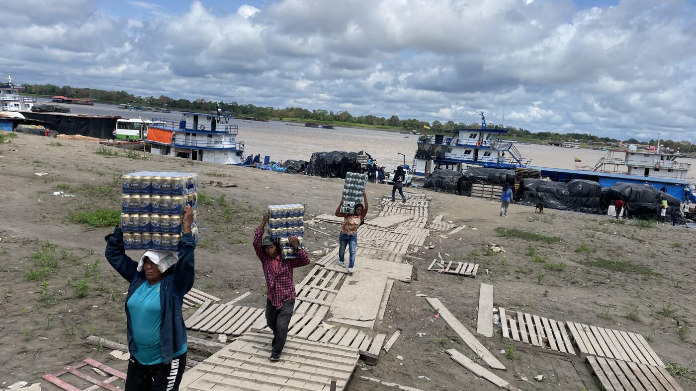 Shifting Amazon River puts Colombia’s only port in jeopardy : NPR