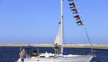 Activist flotilla seeking to break Israeli blockade of Gaza says drones targeted it