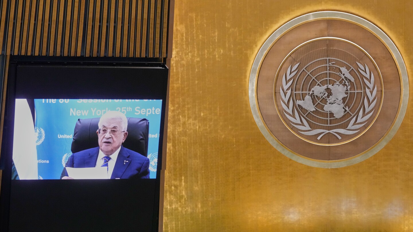 Palestinian president says Hamas will have no role in governing postwar Gaza