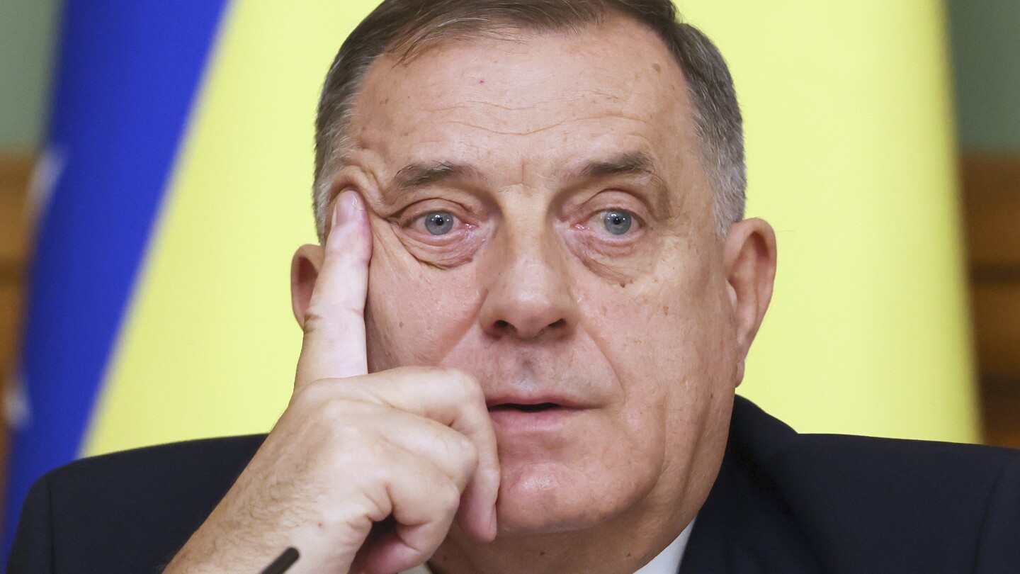 Slovenia slaps entry ban on pro-Russian Bosnian Serb leader