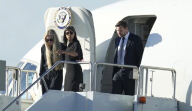 Vance arrives in Arizona with Charlie Kirk's casket aboard Air Force Two