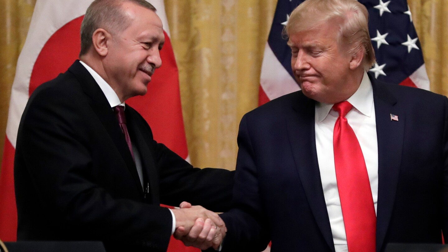 Trump hosts Turkey's Erdogan as the US considers lifting ban on F-35 sales