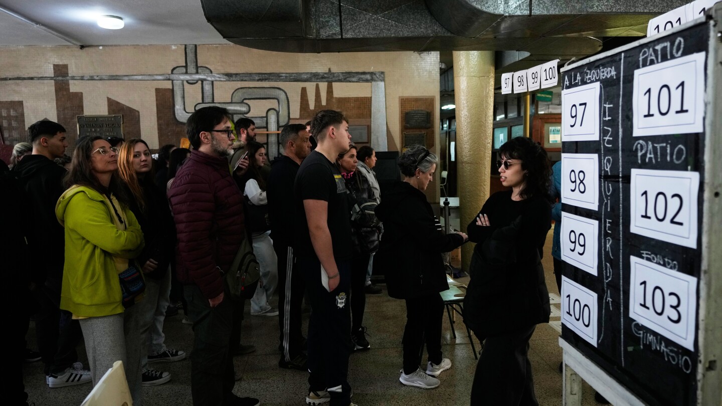 Voters in Buenos Aires province cast ballots in crucial election seen as Milei referendum